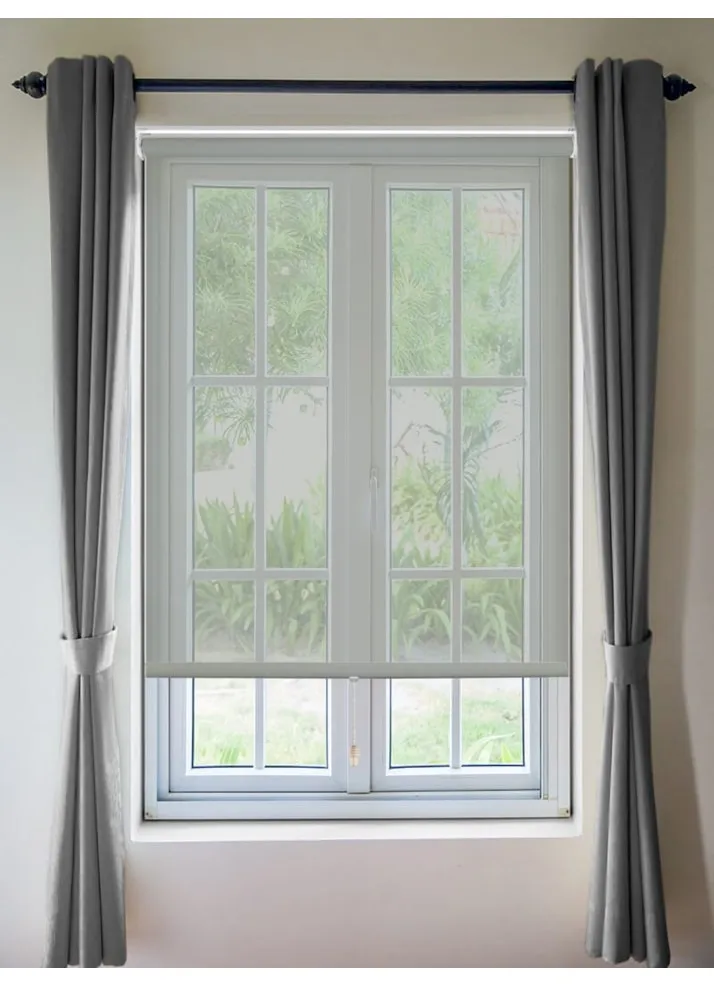 Metal Sheer Cordless Spring Loaded Roller Blind