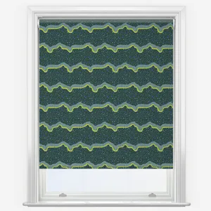 Sonova Studio Lava Lamp Teal Roller Blind