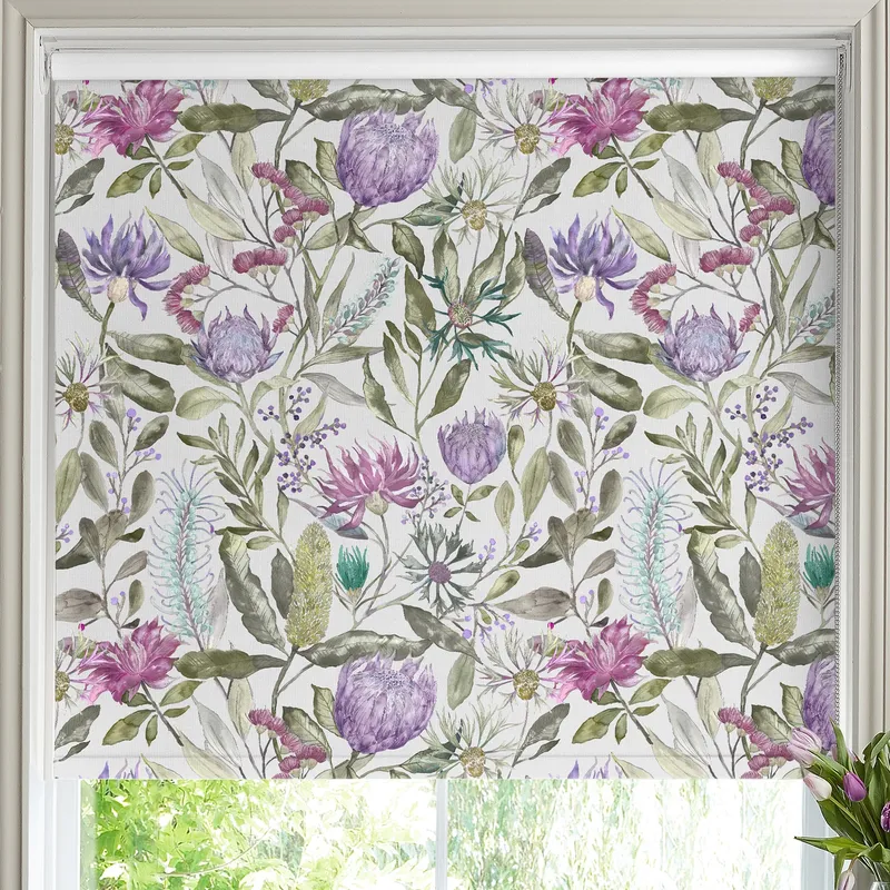 Voyage Vitoria Made To Measure Blackout Roller Blind Violet