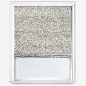 William Morris At Home Strawberry Thief Woven Limestone Roman Blind