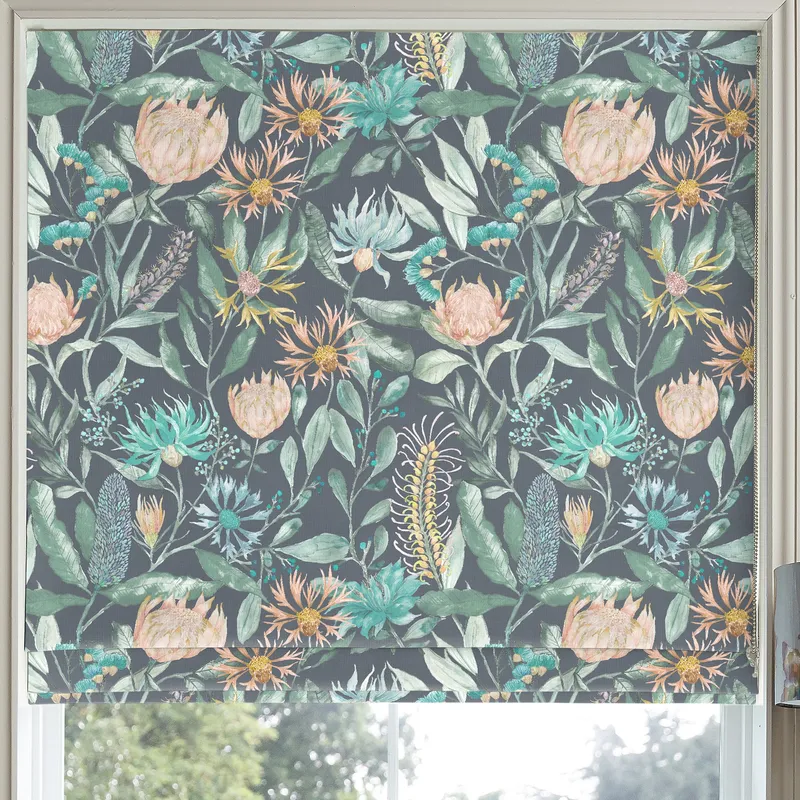 Voyage Vitoria Made To Measure Roman Blind Sapphire
