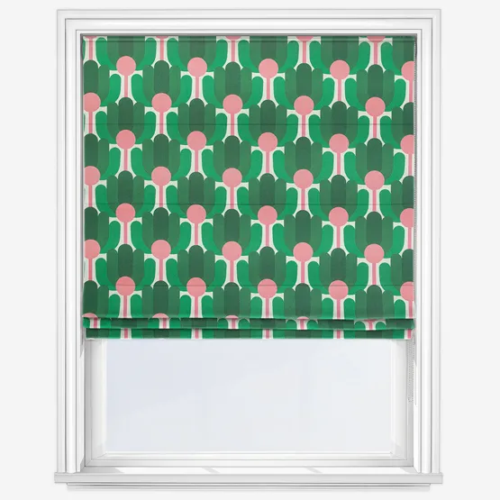 Orla Kiely Florida Jade Roman Blind