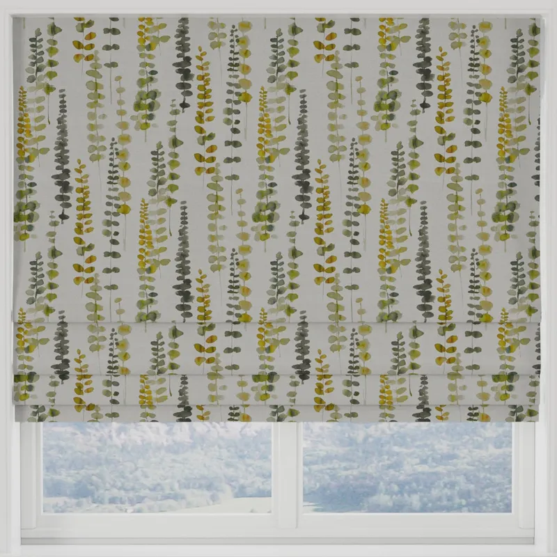 Santa Maria Made To Measure Roman Blind Chartreuse