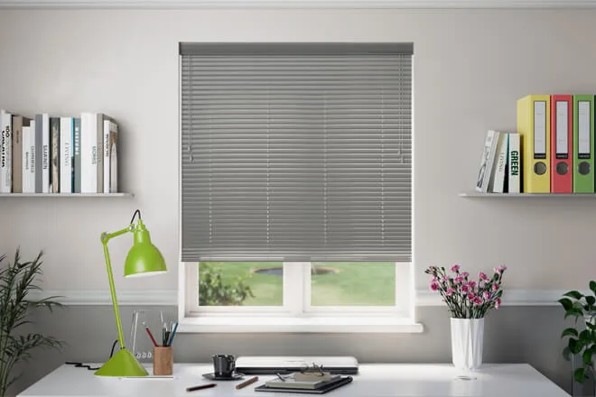 Millennium Grey Perforated - Venetian Blinds