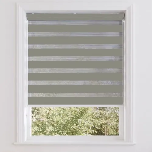 Sundown Taupe (Blackout/sheer) Day & Night Roller Blinds