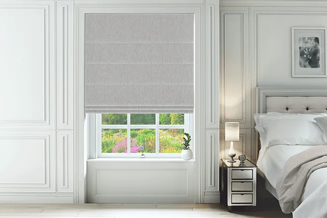 Arklow Mist - Woven Roman Blind