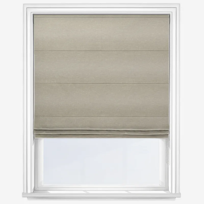 Vinyasa Ivory Roman Blind