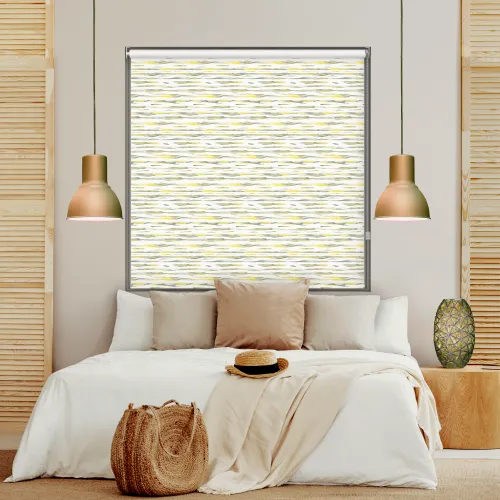 Lemon Blackout Roller Blind - Koa Collection
