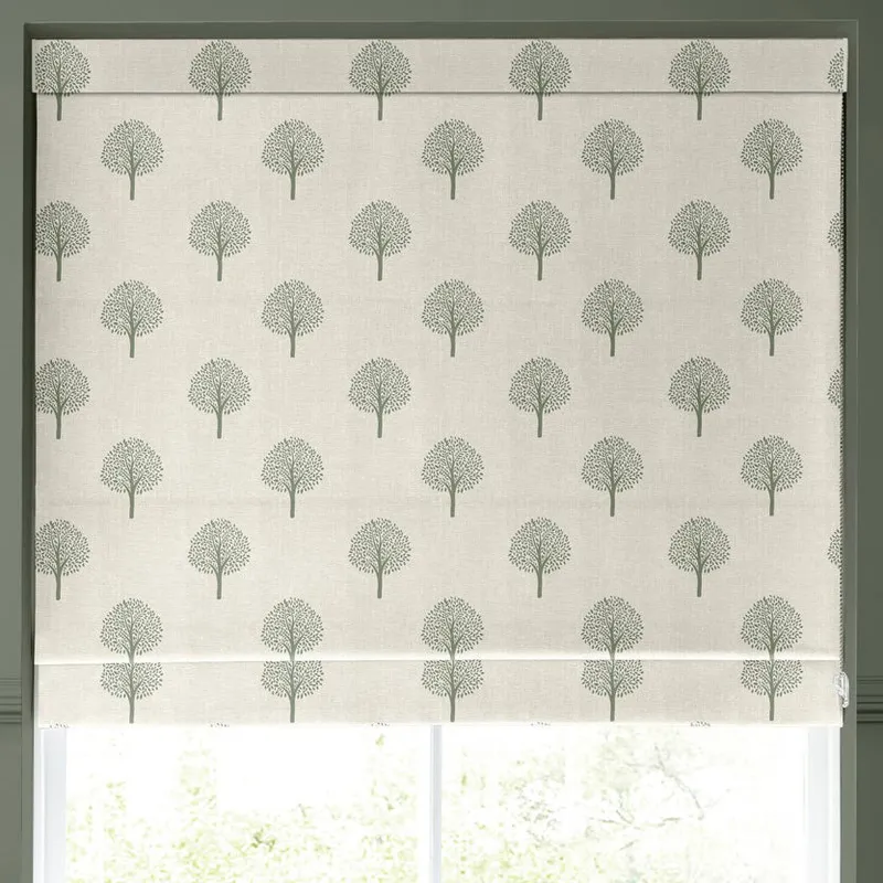 Emily Bond Yew Tree Made To Measure Roman Blind Fern