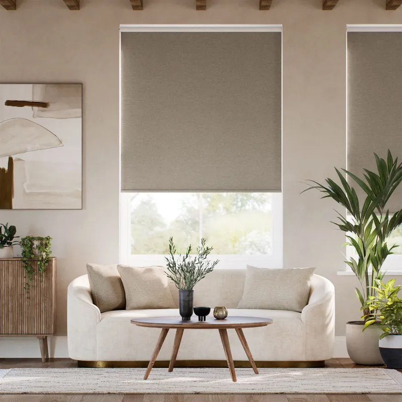 Twist2go Vienna Blackout Sesame Roller Blind