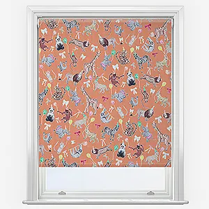 Sonova Studio Party Animals Orange Marmalade Roller Blind