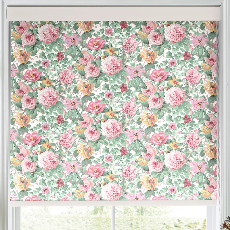 Laura Ashley Aveline Translucent Made To Measure Roller Blind Rose
