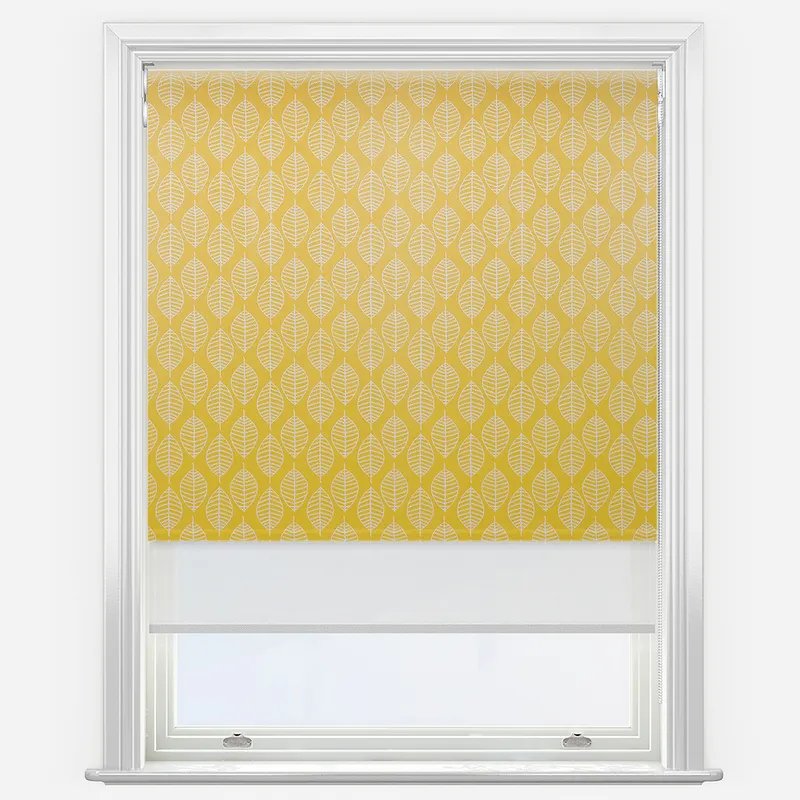 Double Roller Boheme Summer White Double Roller Blind