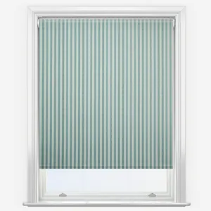 Emily Bond Cornish Stripe Duck Egg Roller Blind