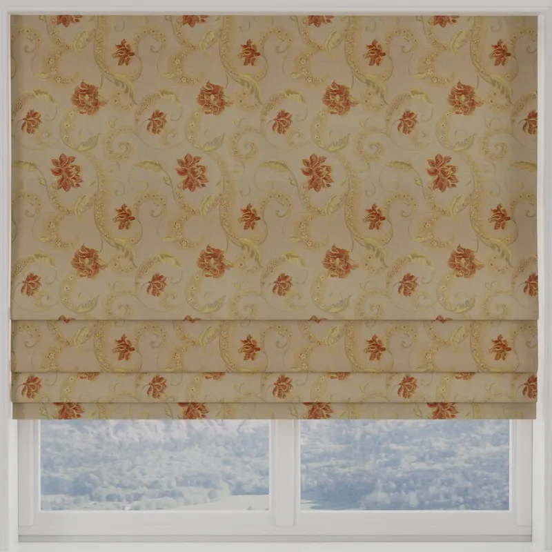 Louis Made To Measure Roman Blind Terracotta