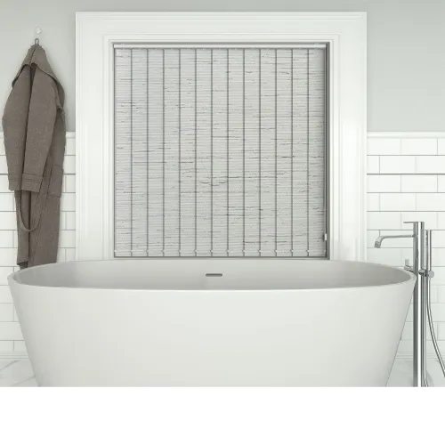 Aqua Weave White Vertical Blind