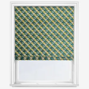 Patagonia Teal Roman Blind