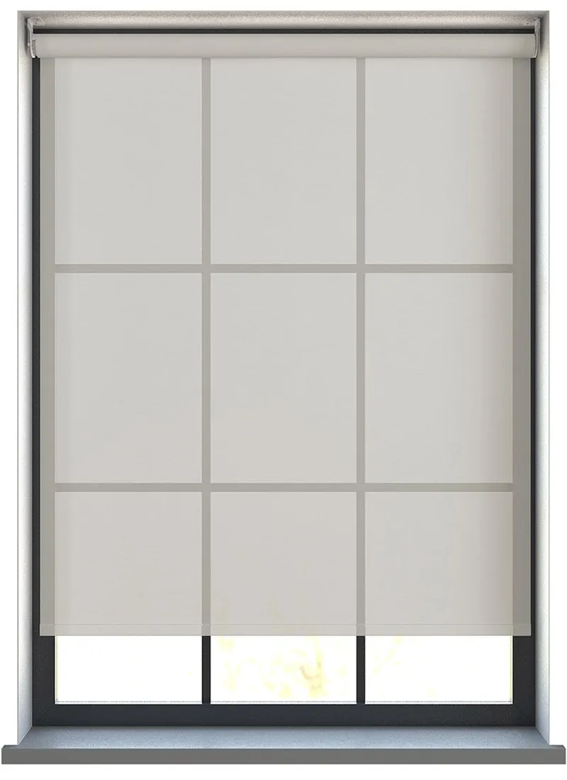 Haze Soft Grey Voile Roller Blind
