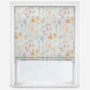 Laura Ashley Wild Meadow Pale Gold Roman Blind