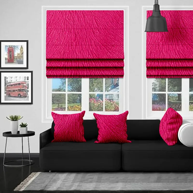 Eb Mersin Pink Roman Blind