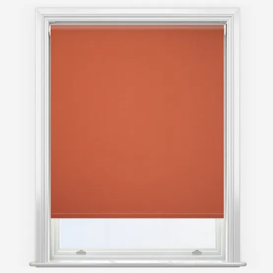 Pop Blackout Burnt Orange Roller Blind