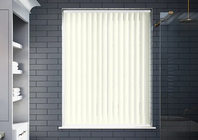 Sorrento (Blackout) Off White - Vertical Blind