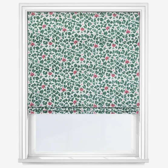 Cath Kidston Marble Hearts Green Roman Blind
