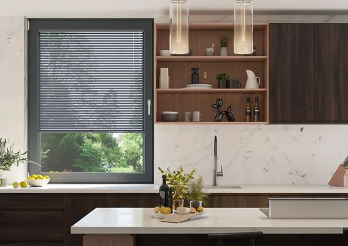 Purity Satin Anthracite - Stick Fit Venetian Blind
