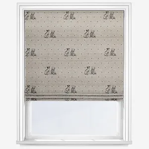 Emily Bond Millie Indigo Roman Blind