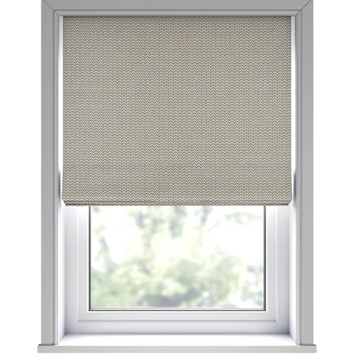 Vista Smoke Deluxe Roman Blinds