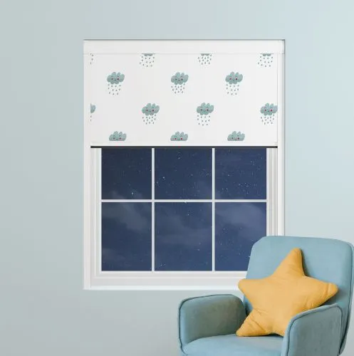 Drizzly Nimbus Blocout Blind