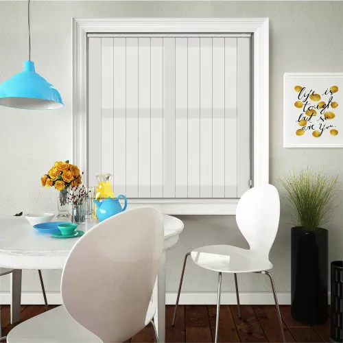 Couture White Vertical Blind