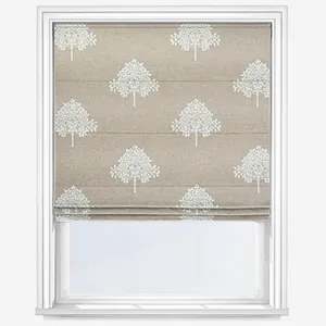 William Morris At Home Marigold Tree Embroidery Linen Roman Blind
