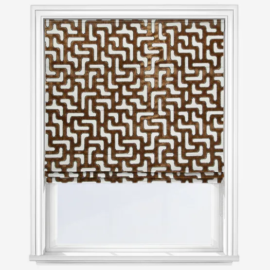 Casamance Bryce Mordore Roman Blind