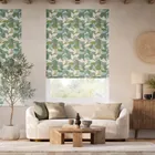 Reno Teal Green Roman Blind