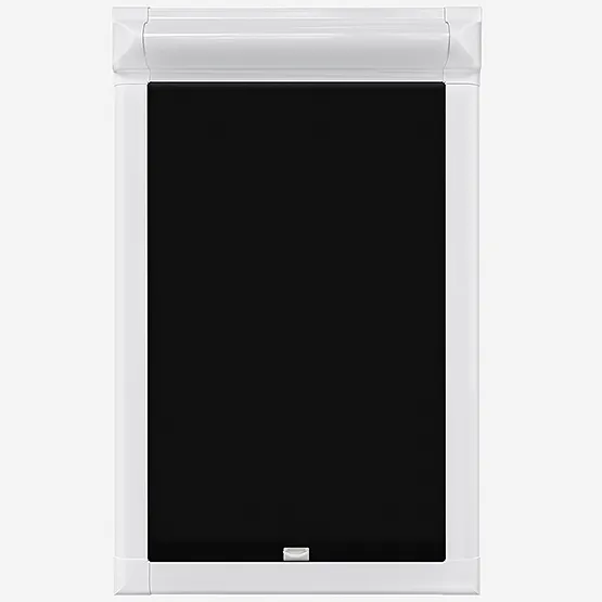 Aqualush Black Perfect Fit Roller Blind