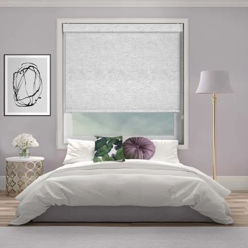 Cody Nordic White Pelmet Roller Blind