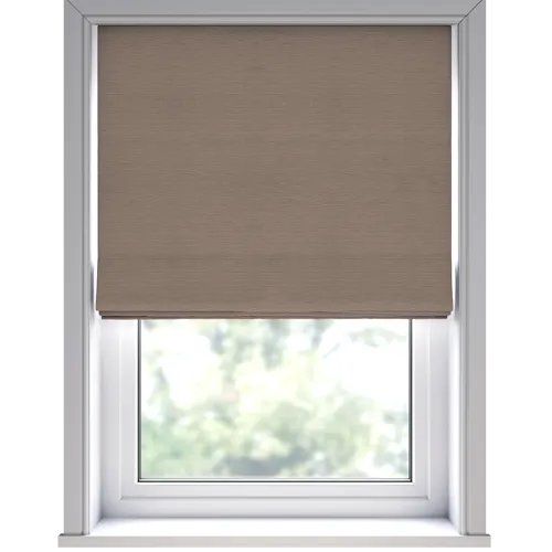 Lumi Mink Deluxe Roman Blinds