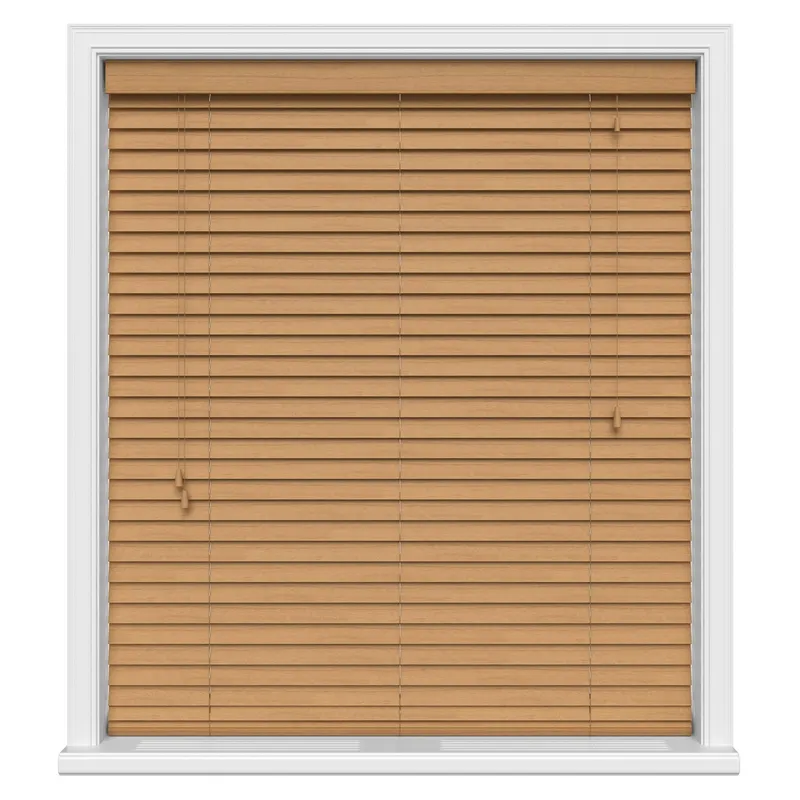 Tuscan Oak Real Wood Blinds Uk