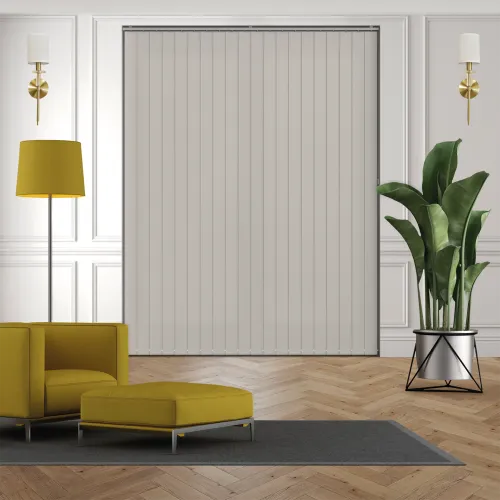 Origin Grey White Vertical Blind