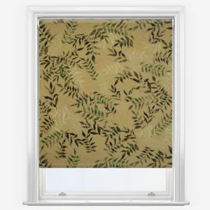 Sonova Studio Kaleidoscope Leaves Ochre Roller Blind