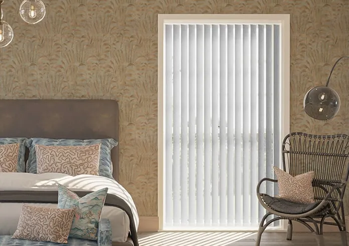 Splash (Blackout) Grey - Vertical Blind