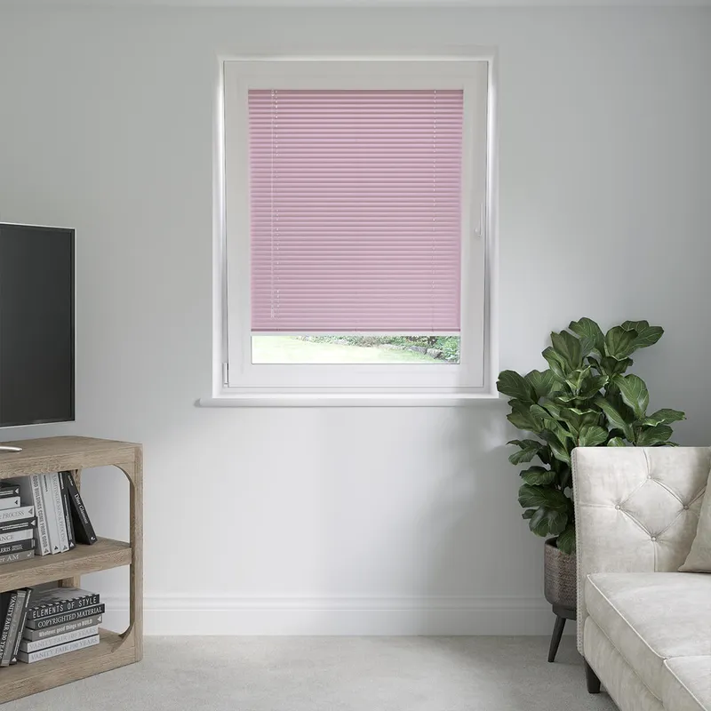 Perfect Fit Carnation Pink Venetian Blinds 25mm