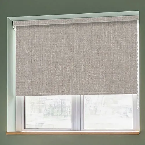 Perrie Granola Light Filtering Roller Blinds
