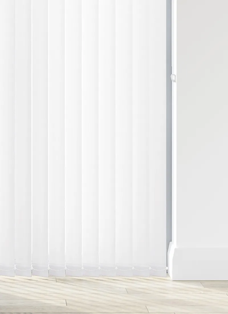 Della White Vertical Blind