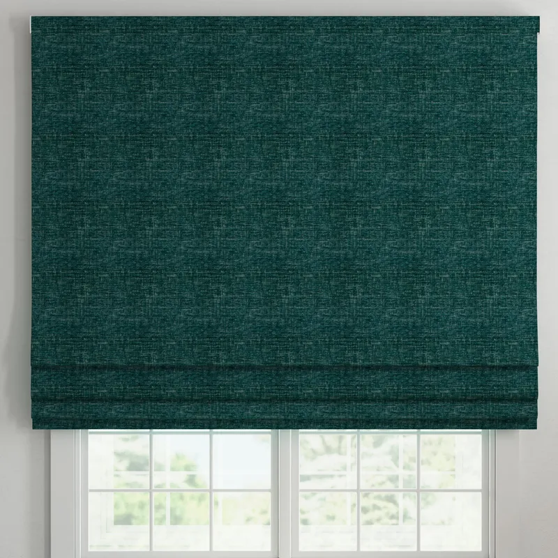 Ante Decor Olympus Made To Measure Roman Blind Teal Gold