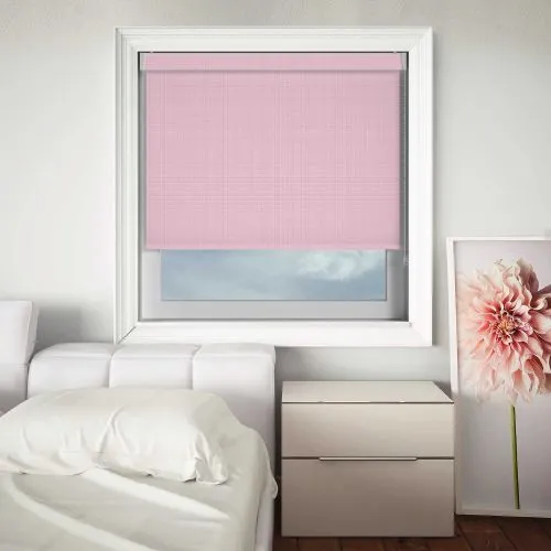 Bedtime Blossom Pink Pelmet Roller Blind