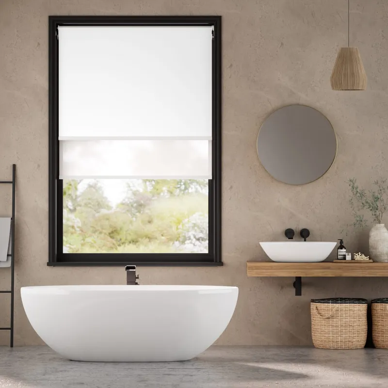 Equinox Frost Double Roller Blind