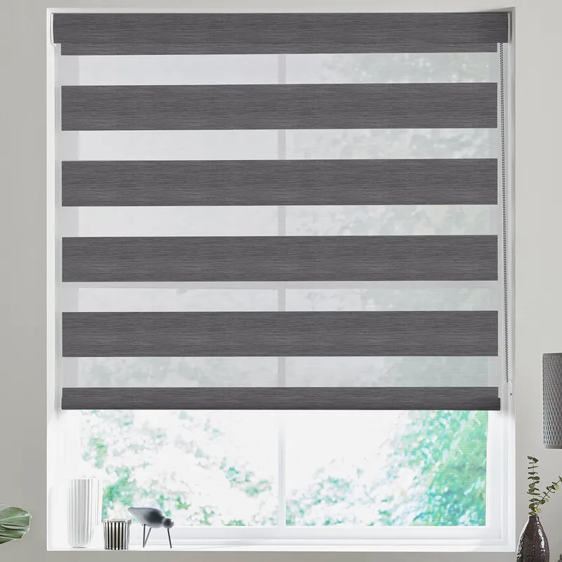 Evelyn Made To Measure Day Night Blind Graphite