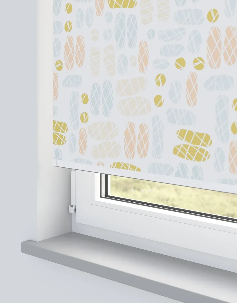 Lydia Pastel Electrical Roller Blind